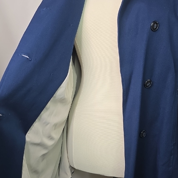 41 Hawthorn Plus Size 3X Women's Navy Trench Coat Top NWOT - Picture 5 of 9